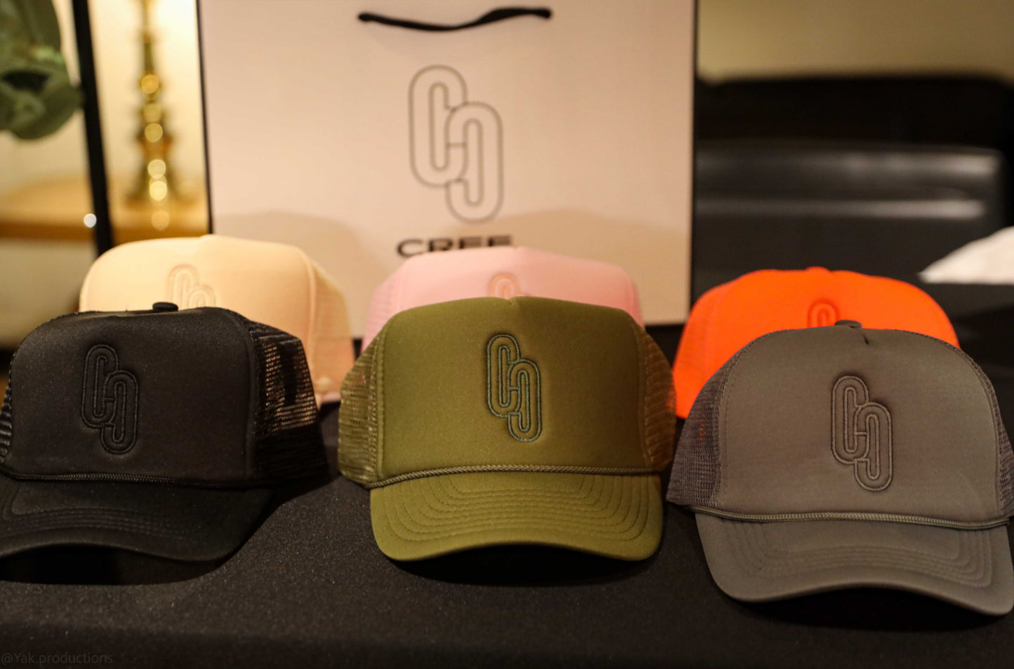 CREE. TRUCKER HATS
